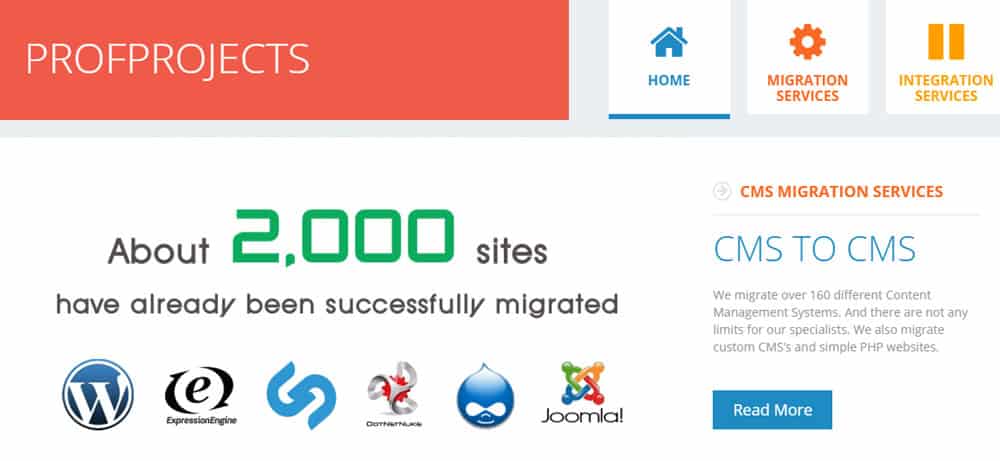 ProfProjects Migration Service